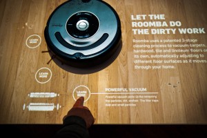 PERCH display explaining consumer electronics specifications